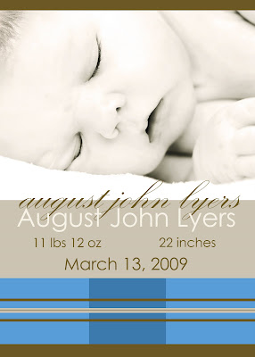 Birth Announcement Examples