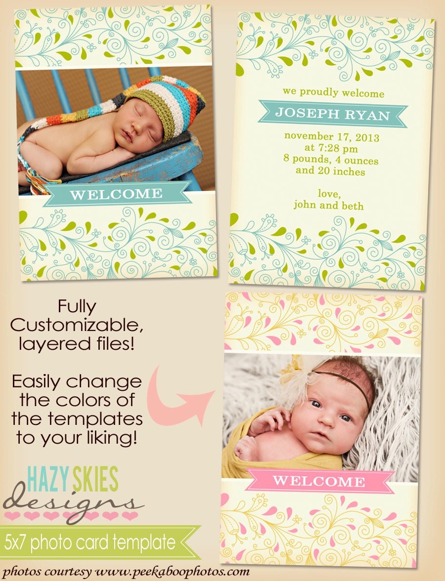 Birth Announcement Template Download