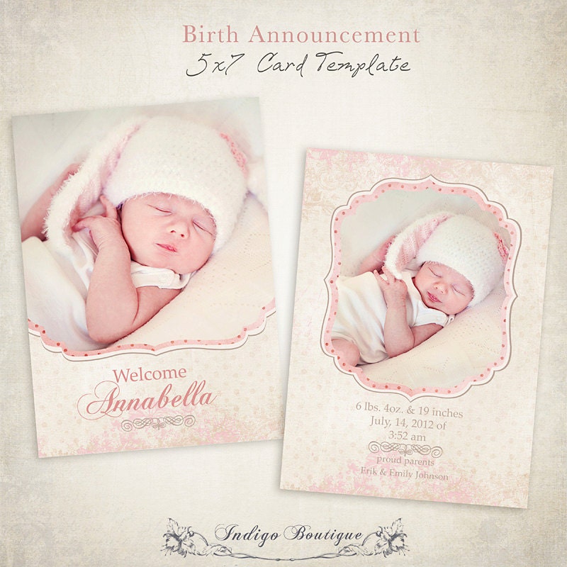 Birth Announcement Template Download