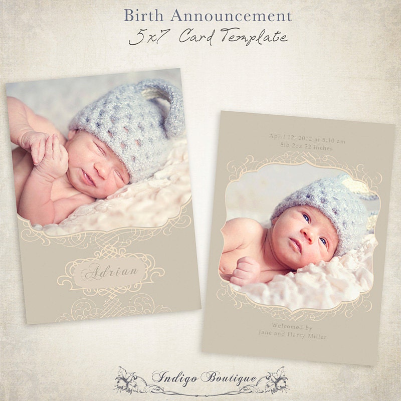 Birth Announcement Template Download