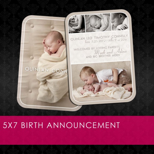 Birth Announcement Templates Photoshop