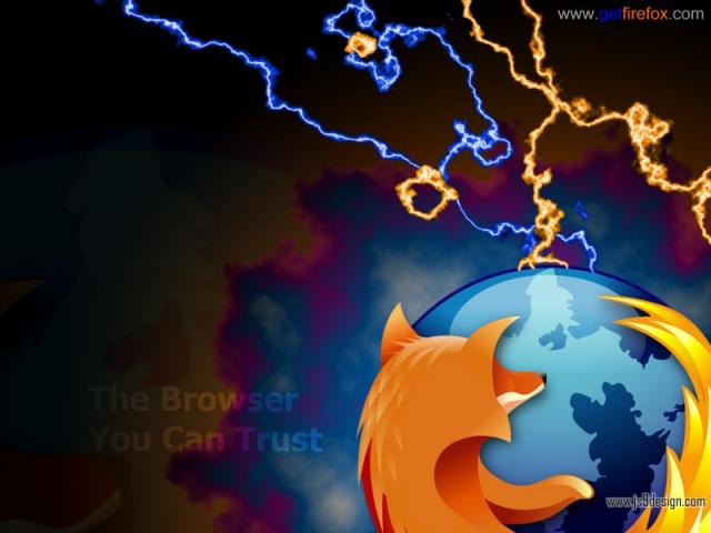 Black Firefox Wallpaper