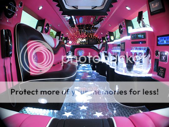 Black Hummer Limo Inside