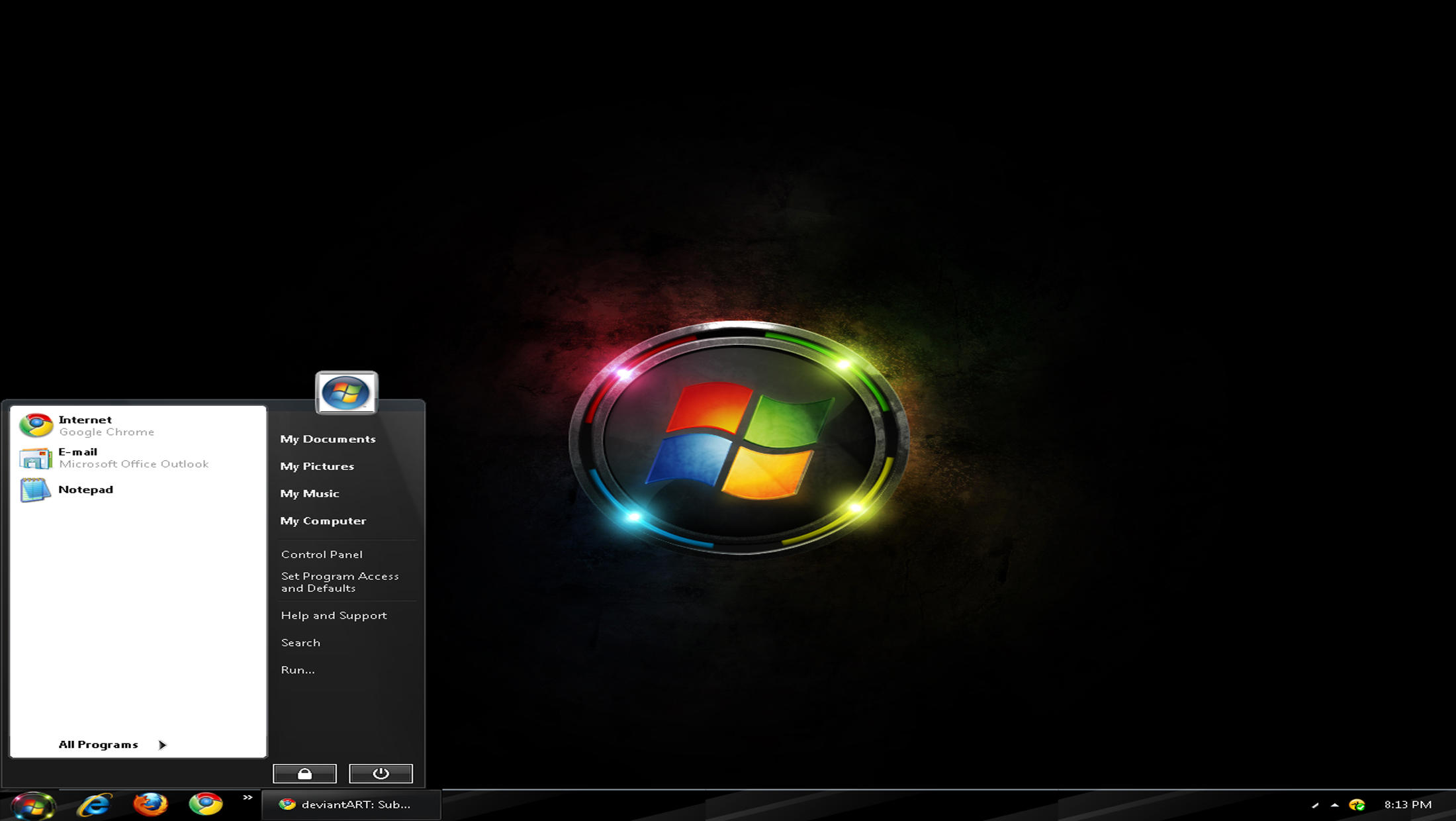 Black Themes For Windows 7 Ultimate