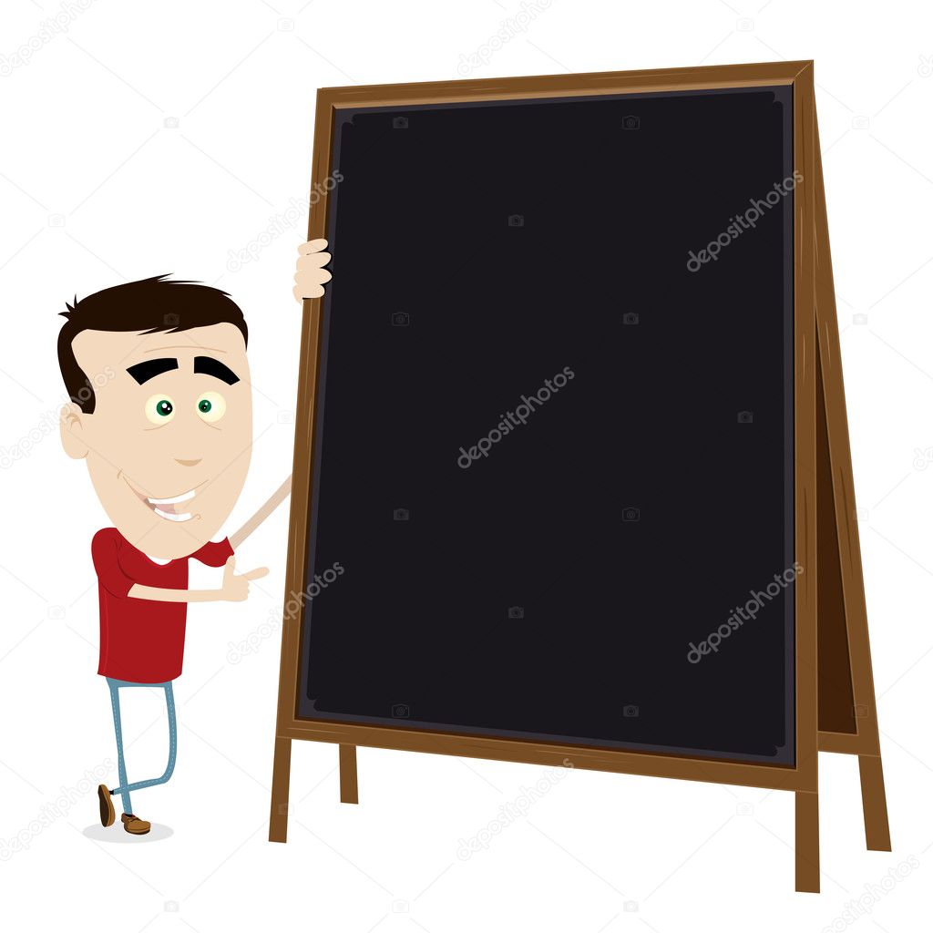 Blackboard Cartoon