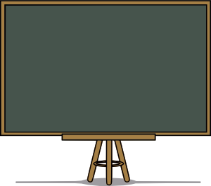 Blackboard Clipart Black And White