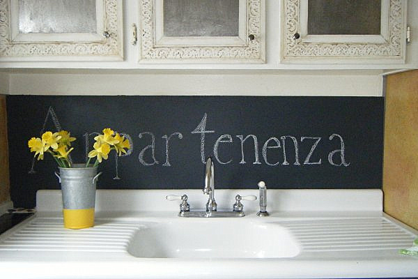 Blackboard Paint Kitchen