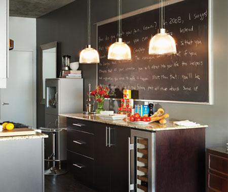 Blackboard Wall In Kitchen