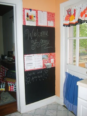 Blackboard Wall In Kitchen