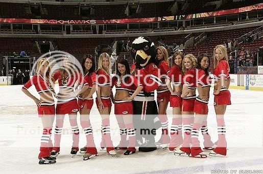 Blackhawks Ice Girls Outfits