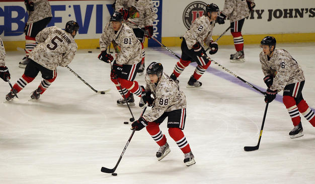 Blackhawks Jersey Camo