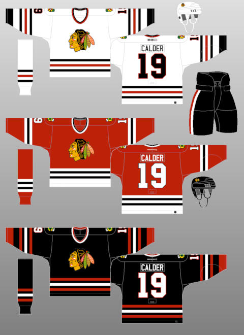 Blackhawks Jersey History