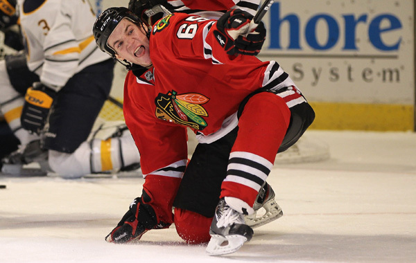 Blackhawks Logo With Beard