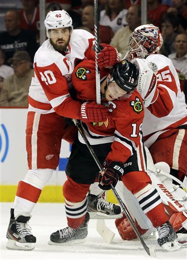 Blackhawks Red Wings Fans