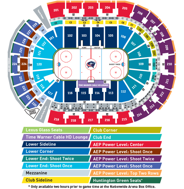 Blackhawks Seating Chart View