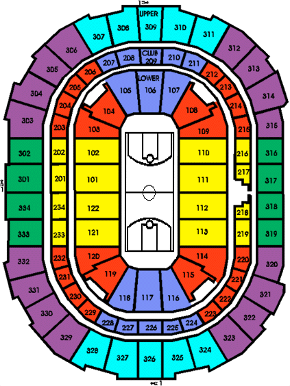 Blackhawks Seating Chart View