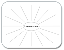 Blank Brainstorming Web