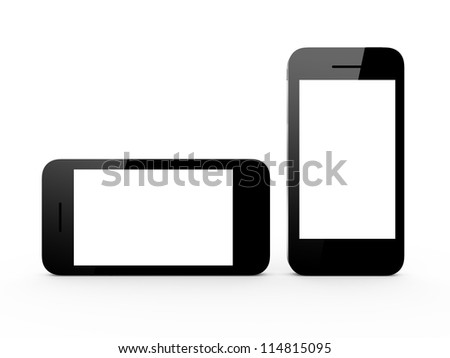 Blank Mobile Phone Screen