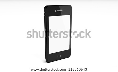 Blank Mobile Phone Screen