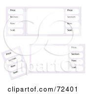 Blank Tickets Clipart