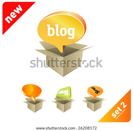 Blog Icon Vector