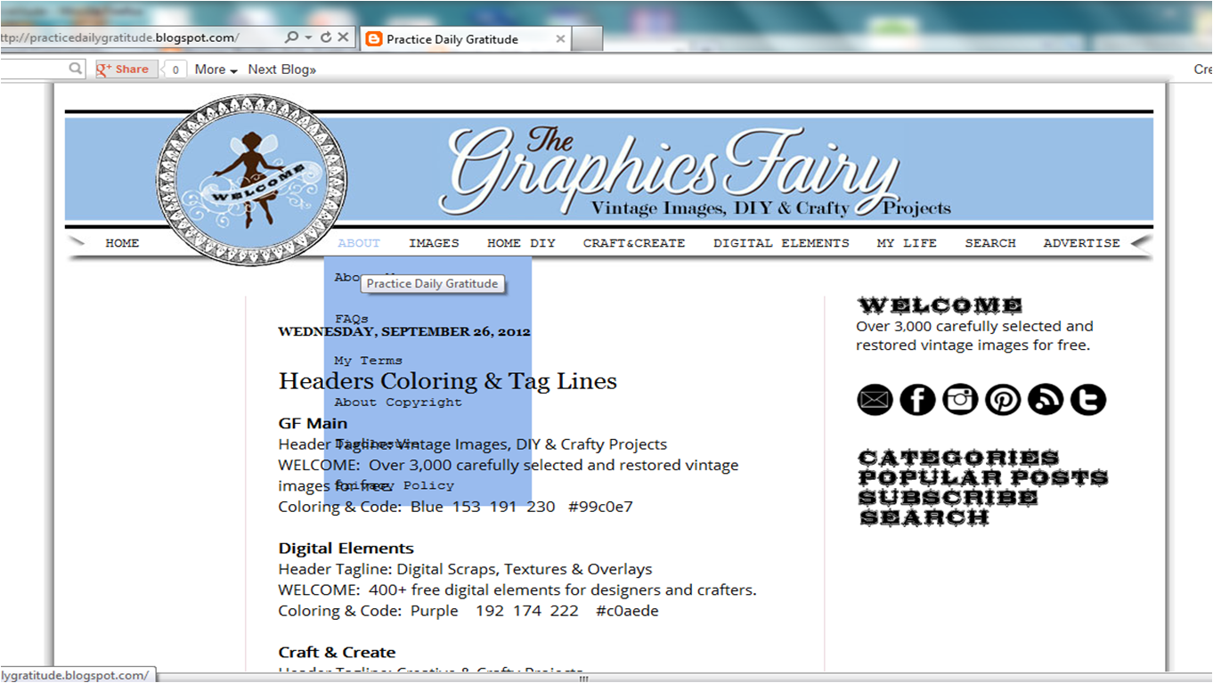 Blogger Header Image Html