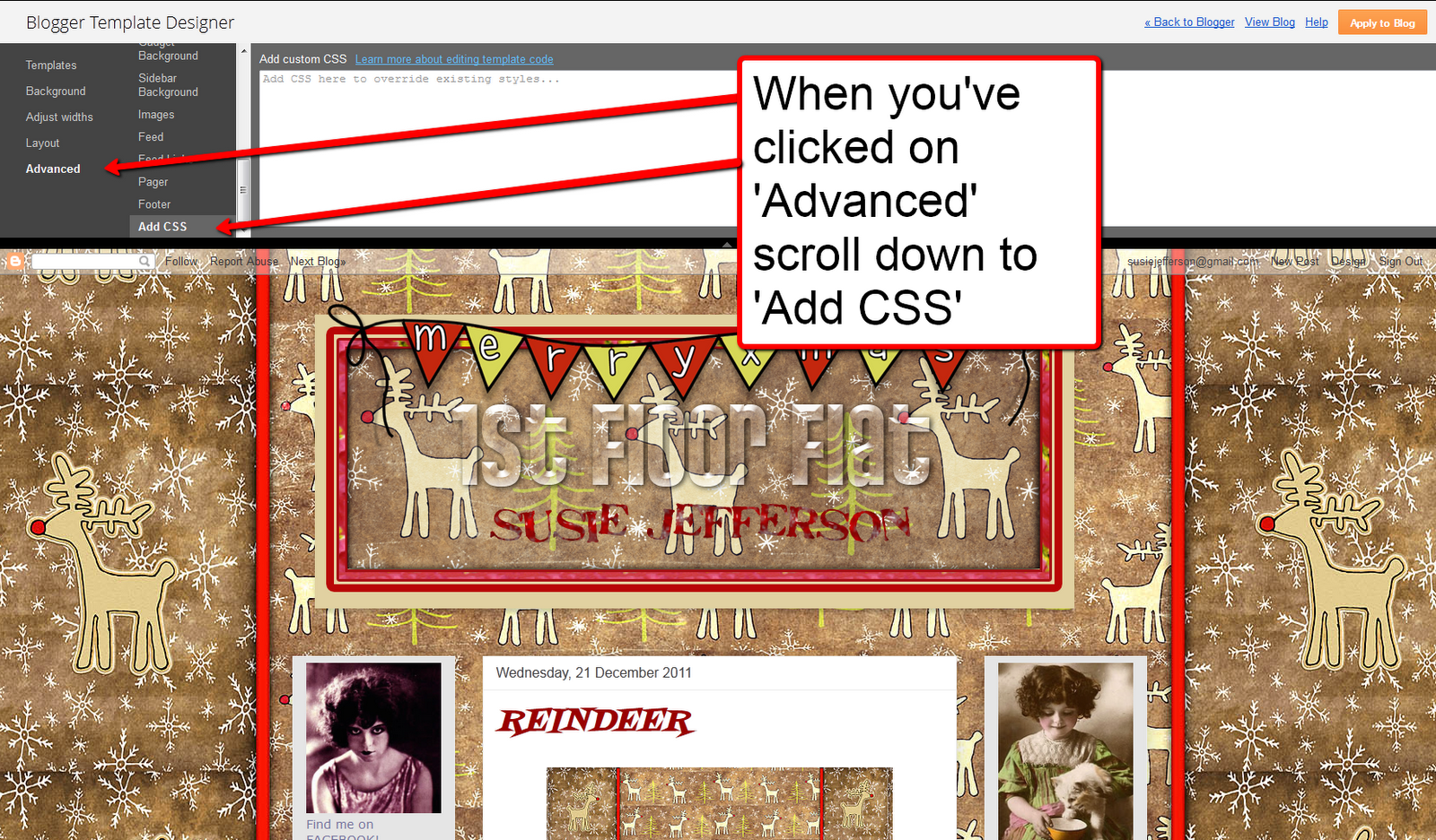 Blogger Header Image Not Centered