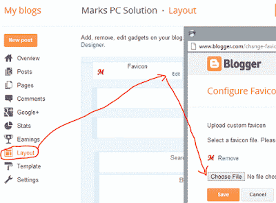 Blogger Icon Change