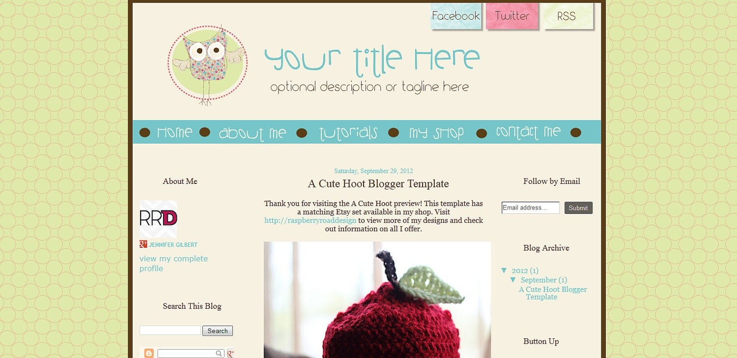 Blogger Templates Cute