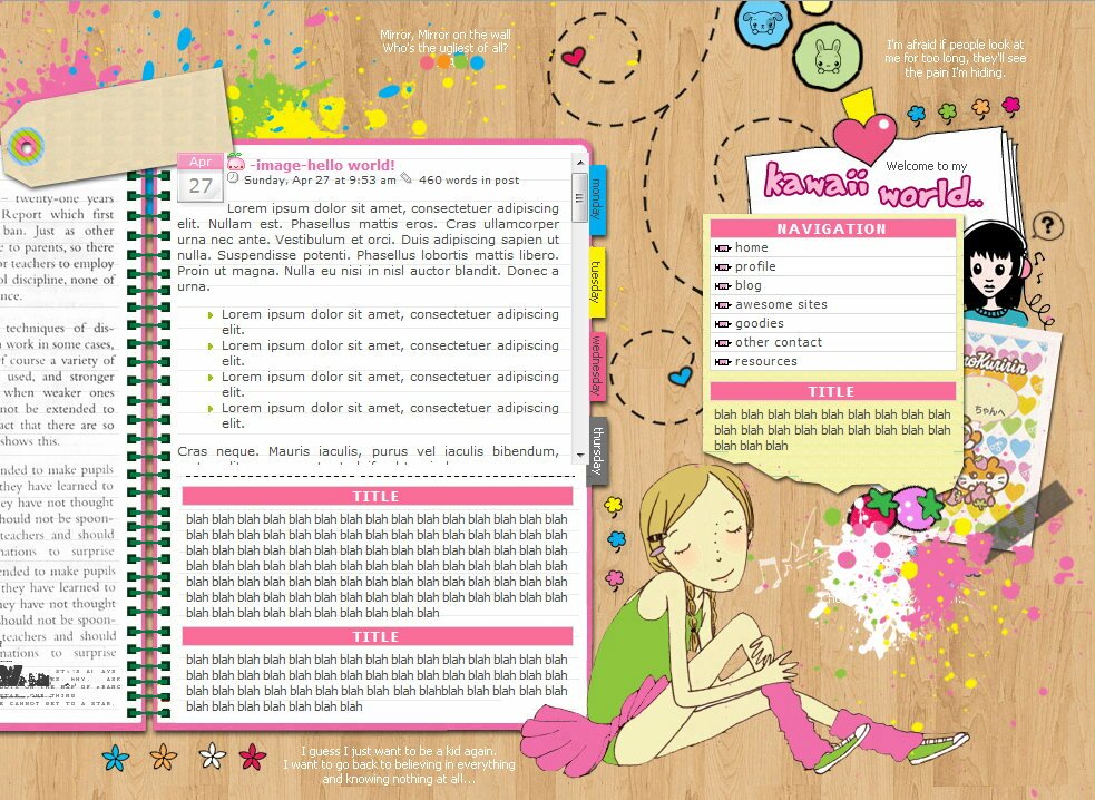 Blogger Templates Cute