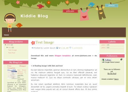 Blogger Templates Cute