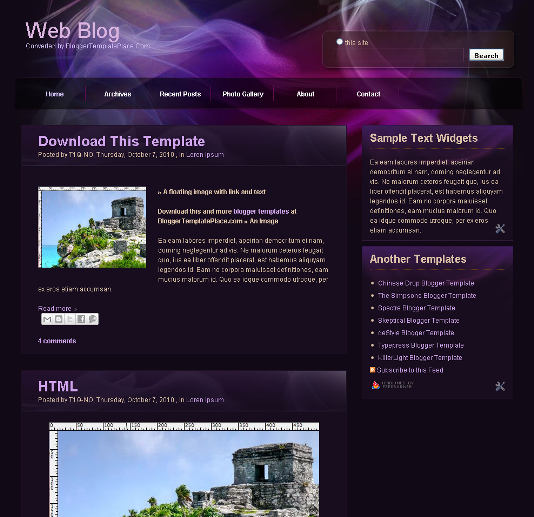 Blogger Templates Free Download