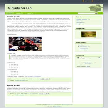 Blogger Templates Free Simple