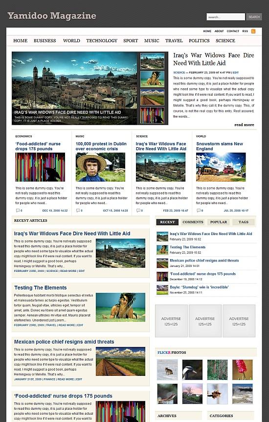 Blogger Templates News