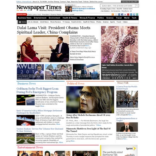 Blogger Templates News