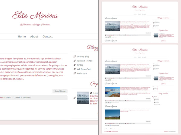 Blogger Templates Photography Free