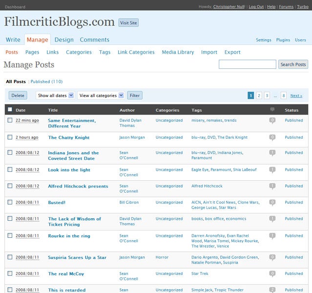 Blogging Tools Wordpress