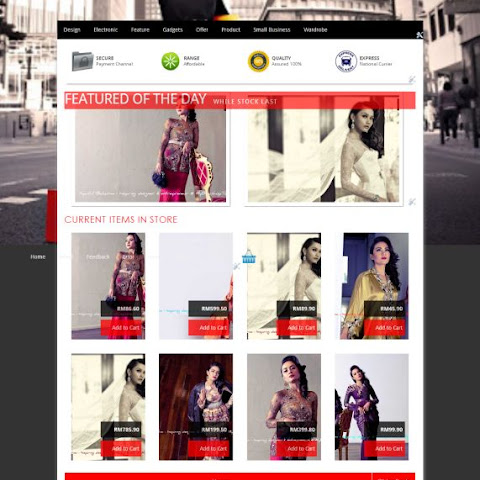 Blogshop Template