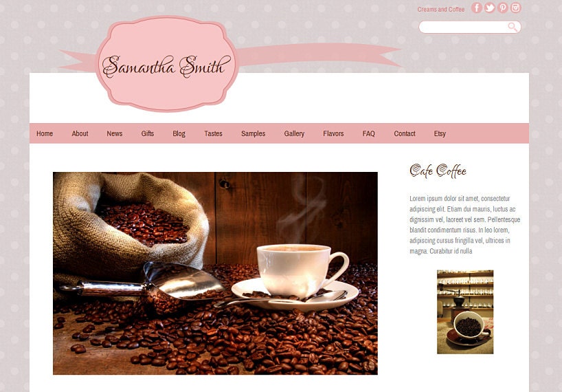 Blogshop Template