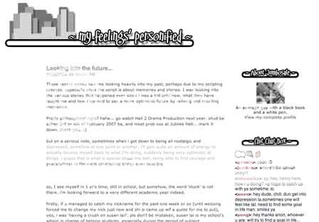 Blogskin Simple Is Better