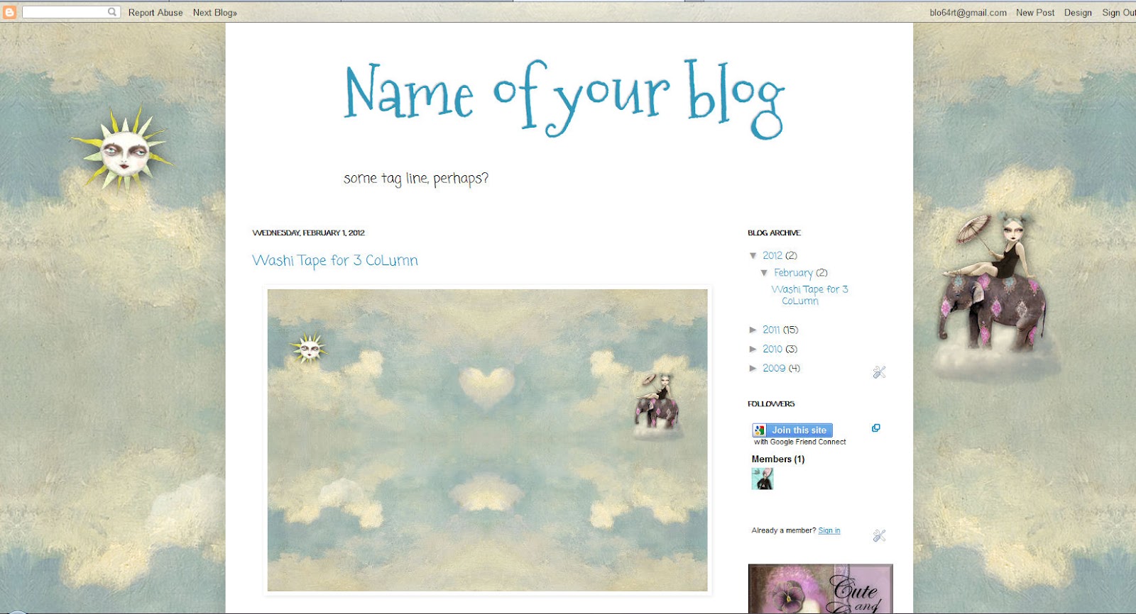 Blogspot Background Image