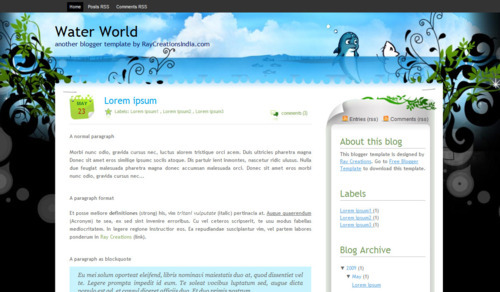 Blogspot Templates Free