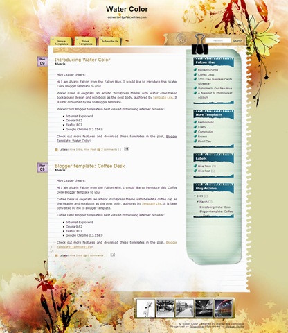 Blogspot Templates Free