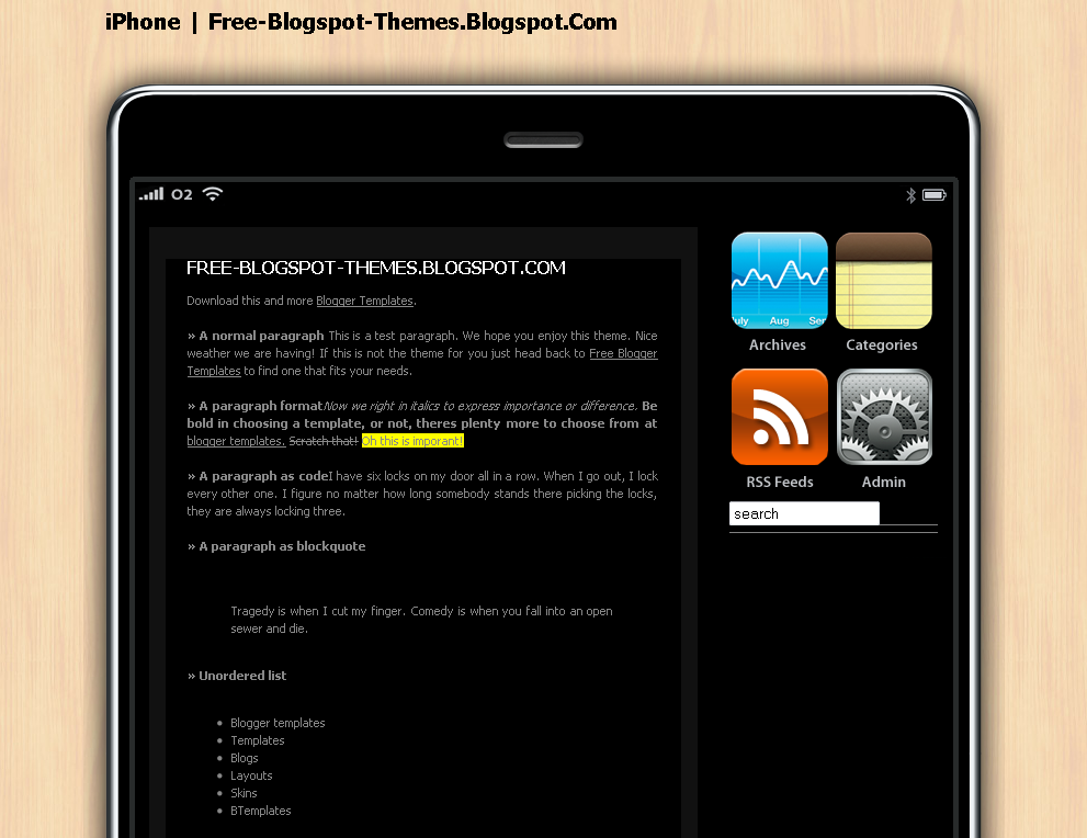 Blogspot Templates Free