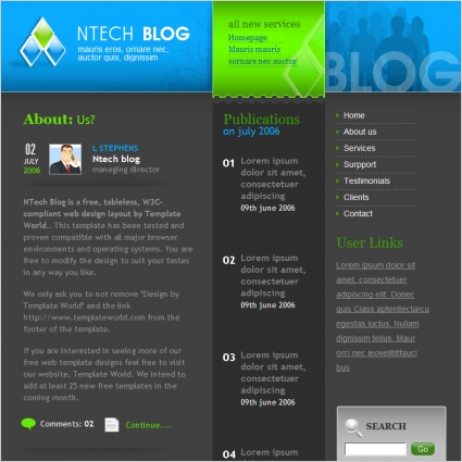 Blogspot Templates Free Download