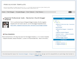 Blogspot Templates Free Simple