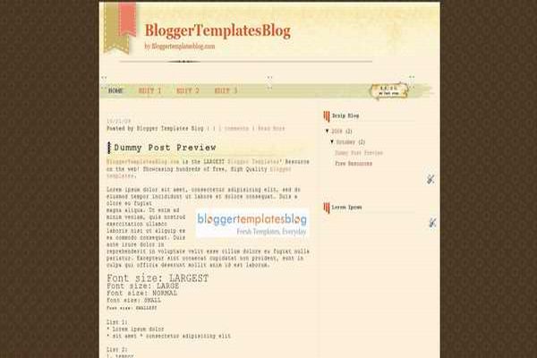 Blogspot Templates Vintage