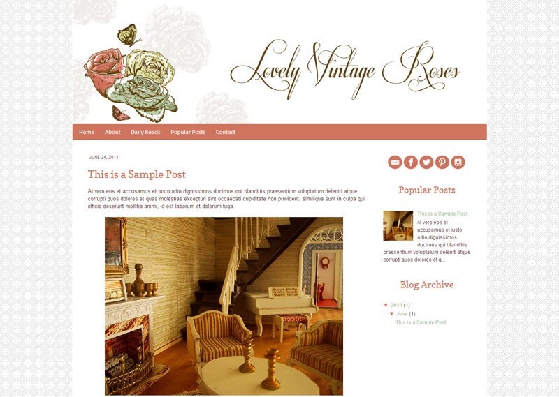 Blogspot Templates Vintage