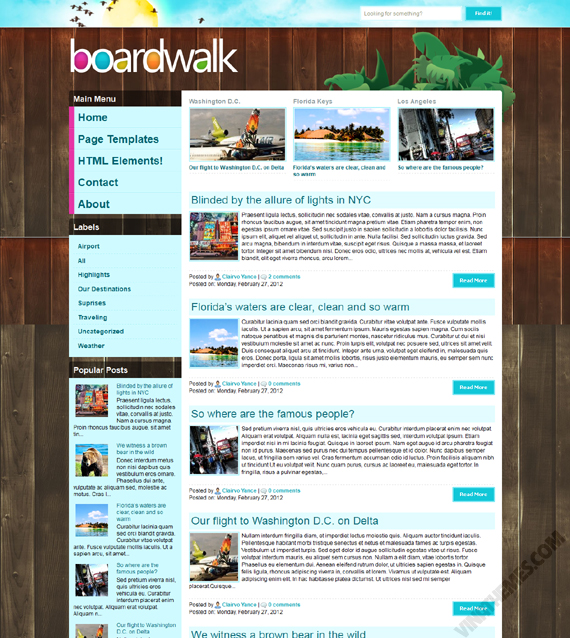 Blogspot Themes Free