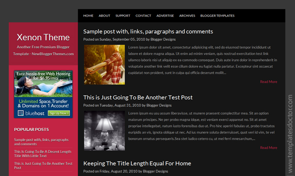 Blogspot Themes Free